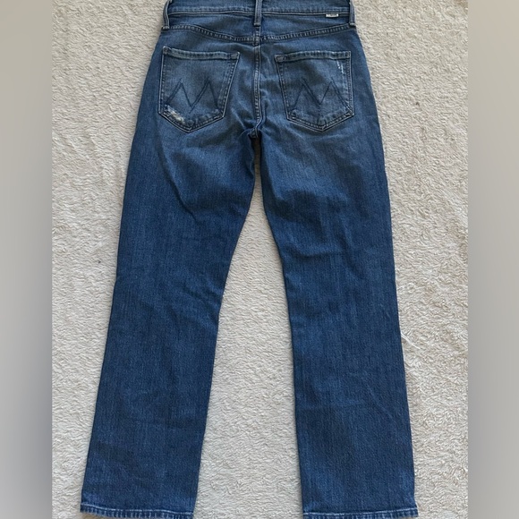 Mother The Pixie Tomcat Crop Jean in Not Cut & Pasted - Picture 8 of 13